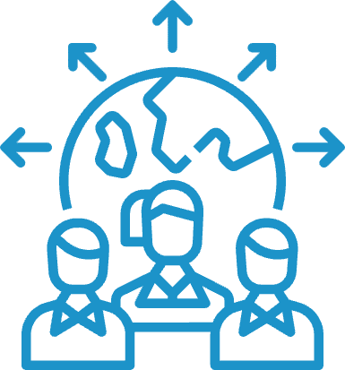  Multi-functional & international teams 